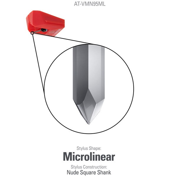 Main product image for Audio-Technica AT-VMN95ML Microlinear Replacement Tu240-5676